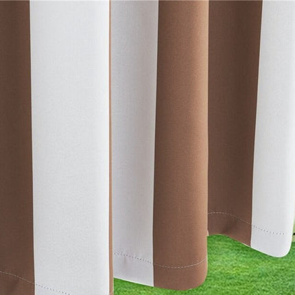 Cortina de Exterior a Rayas Impermeable