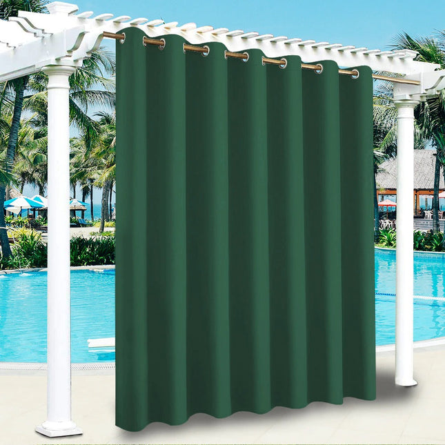 Cortina resistente para pérgola exterior