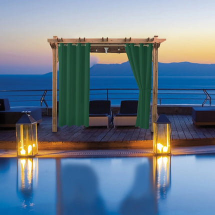 Cortina resistente para pérgola exterior