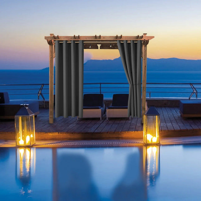 Cortina exterior para balcón y terraza