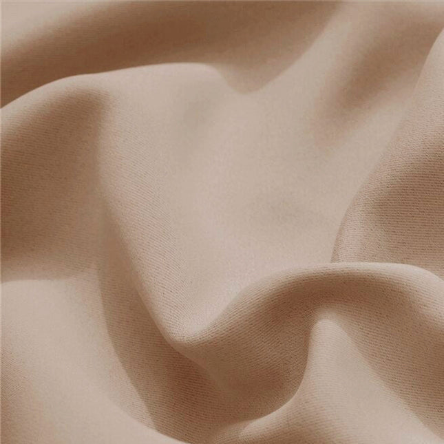 Cortina exterior impermeable color castaño