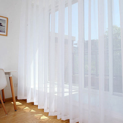 Visillo translúcido liso para salón