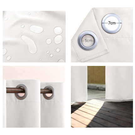 Cortina de exterior para pérgola impermeable