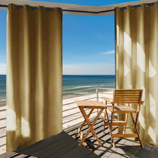 Cortina opaca de exterior para pérgola