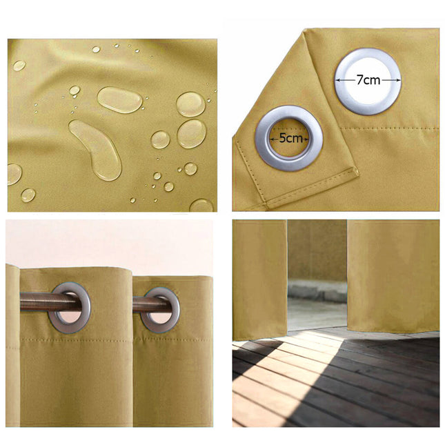 Cortina opaca de exterior para pérgola