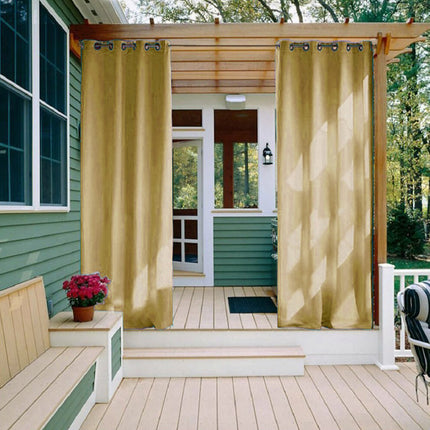 Cortina opaca de exterior para pérgola