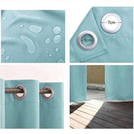 Cortina impermeable para pérgola exterior