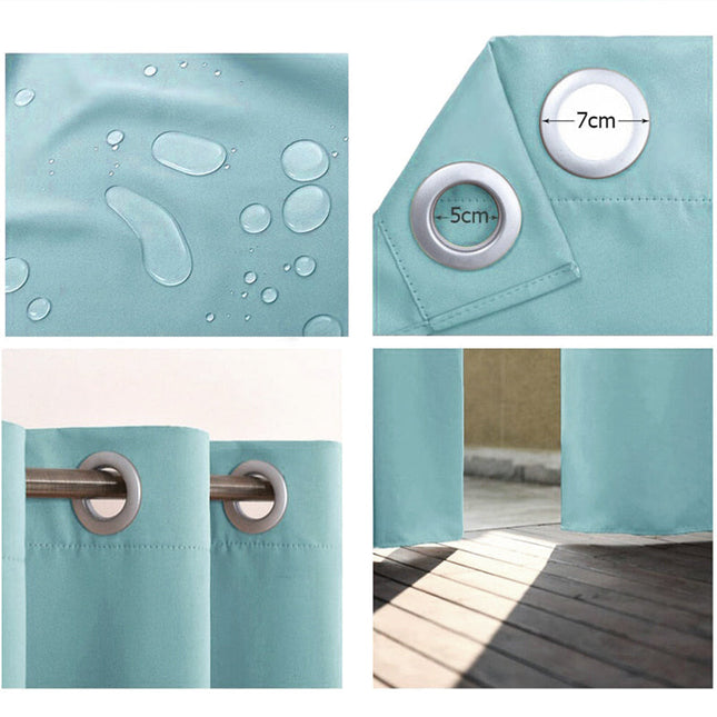 Cortina impermeable para pérgola exterior