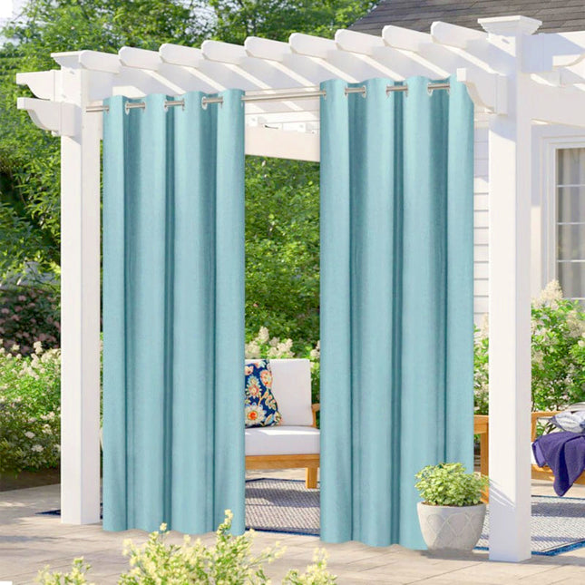 Cortina impermeable para pérgola exterior
