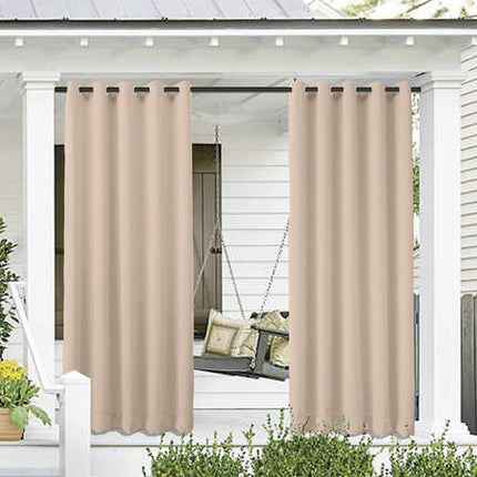 Cortina de exterior para balcón opaca