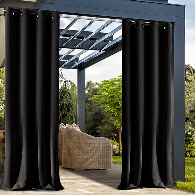 Cortina Negra Opaca para Exterior