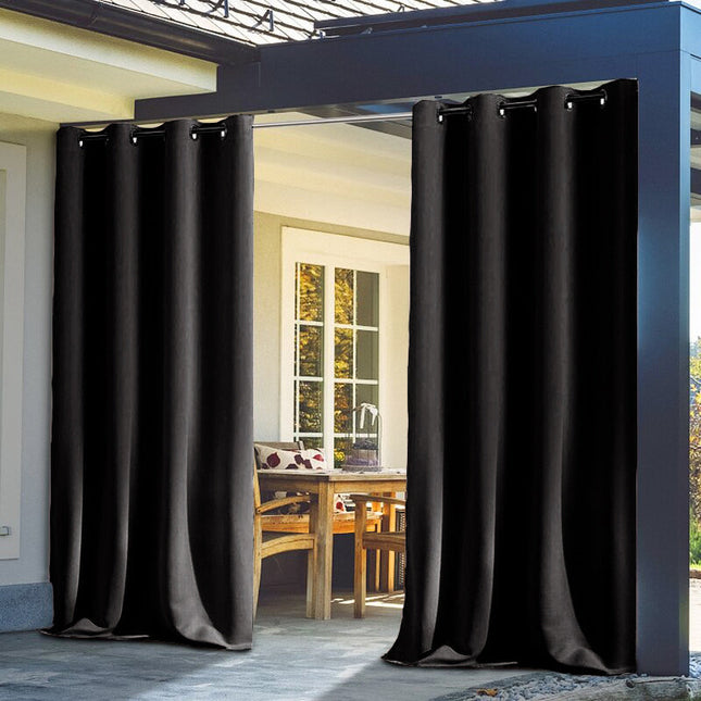 Cortina Negra Opaca para Exterior