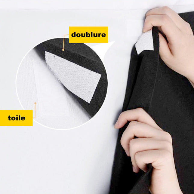 Cortina Opaca Térmica con Aislamiento Acústico