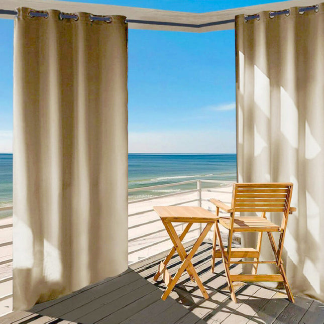 Cortina Exterior de Tela para Pérgola