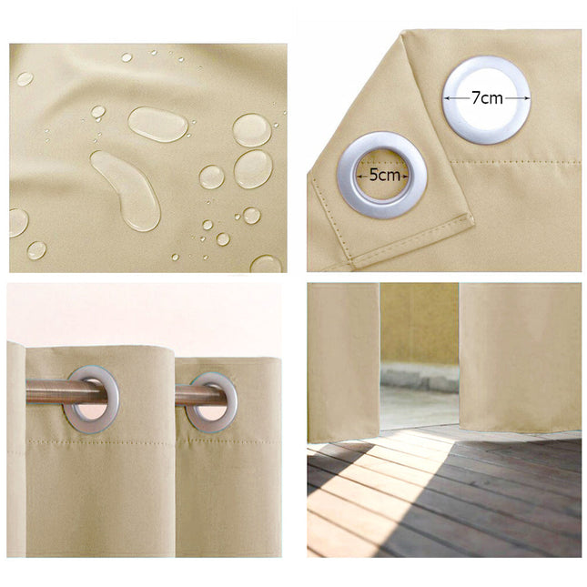 Cortina Exterior de Tela para Pérgola