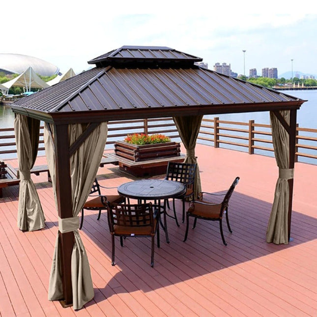 Cortina de Exterior para Pérgola Jardín