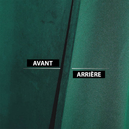 Cortina Aislante Terciopelo Verde Pato