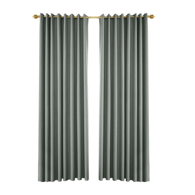 Cortina para jardín exterior verde salvia