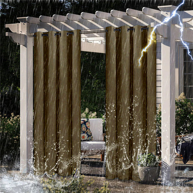 Cortina para terraza exterior antihumedad