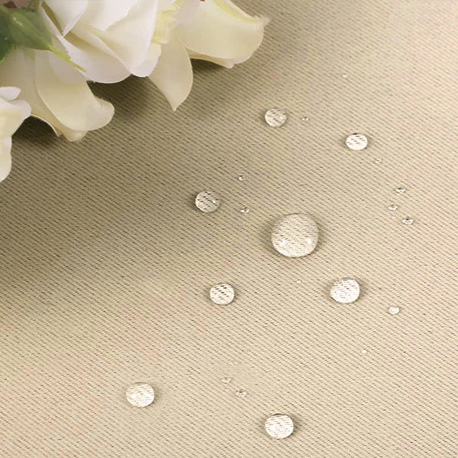 Cortina de pérgola impermeable color beige