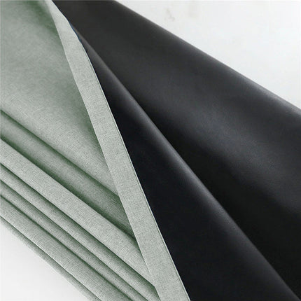 Cortina impermeable gris para balcón exterior