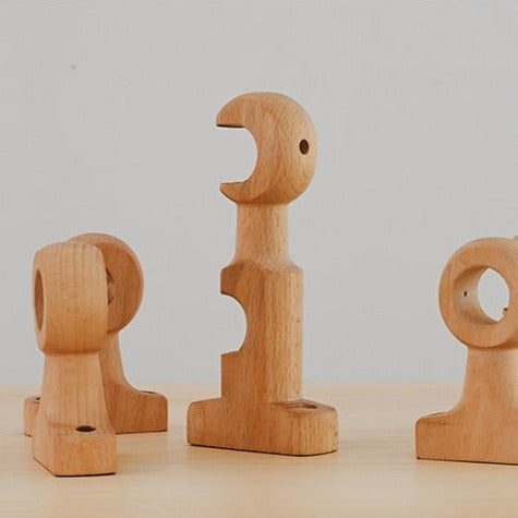 Barra de cortina imitación madera