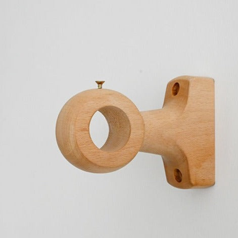 Barra de cortina imitación madera