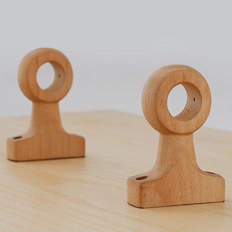 Barra de cortina imitación madera