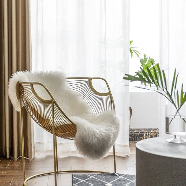 Visillo liso translúcido de gasa