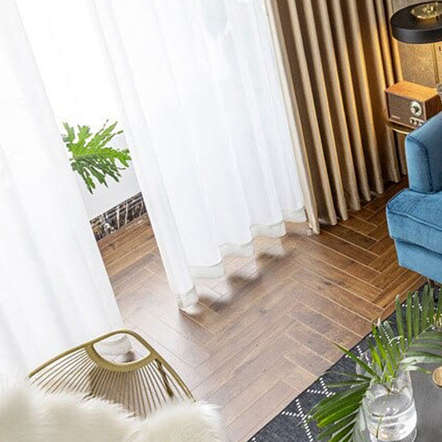 Visillo liso translúcido de gasa